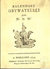 I.Krasicki, Kalendarz obywatelski